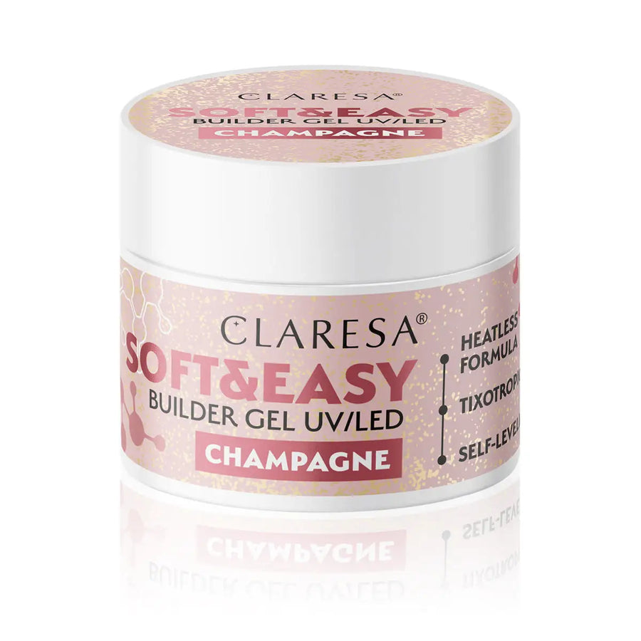 Claresa Aufbaugel Soft&Easy Gel Champagner 45g - Aufbaugel