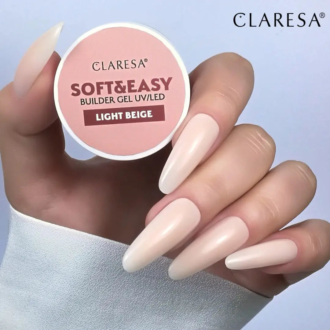 Claresa Aufbaugel Soft&Easy Gel hellbeige 12g