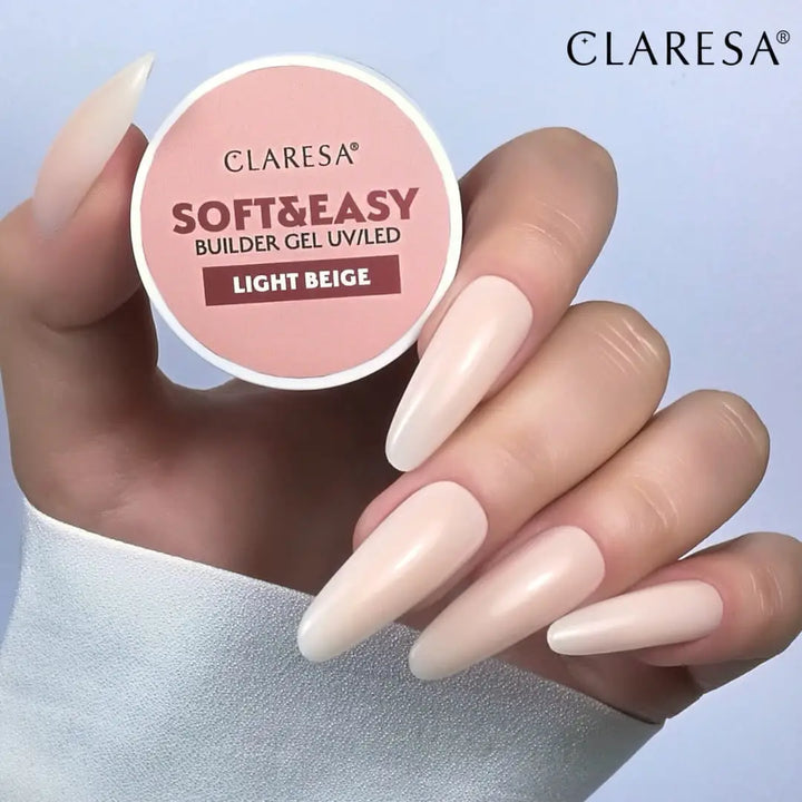 Claresa Aufbaugel Soft&Easy Gel hellbeige 12g