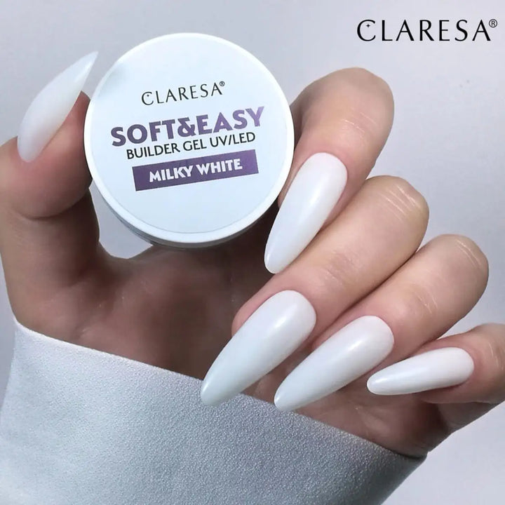 Claresa Aufbaugel Soft&Easy Gel Milch weiß 12g