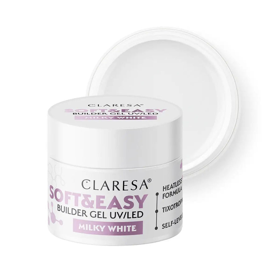 Claresa Aufbaugel Soft&Easy Gel Milch weiß 45g