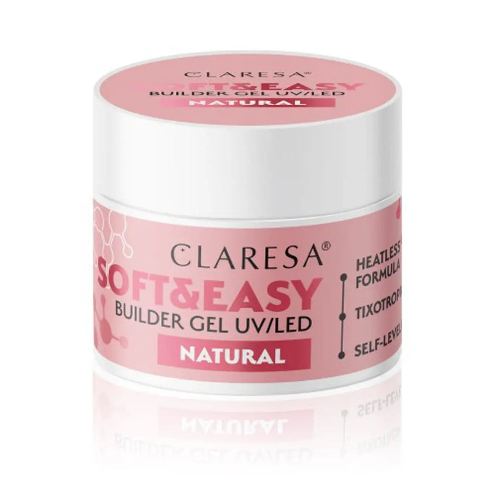 Claresa Aufbaugel Soft&Easy Gel natur 12g - Aufbaugel