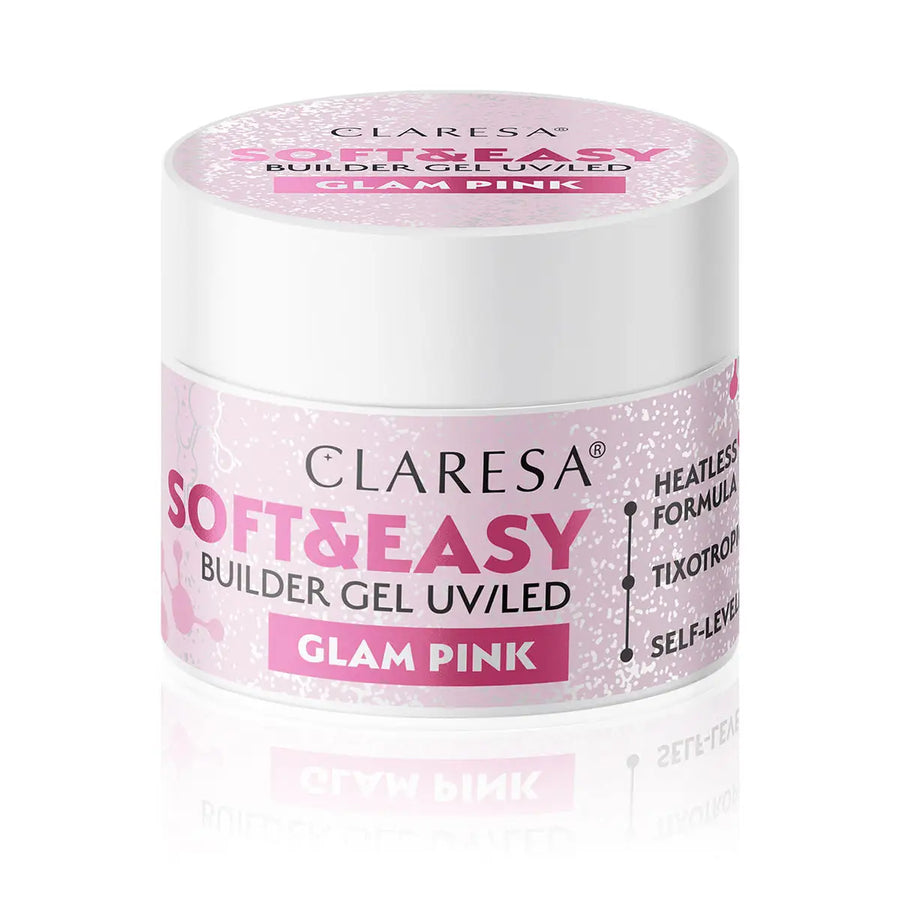 Claresa Aufbaugel Soft&Easy Glam pink 45 g - Aufbaugel