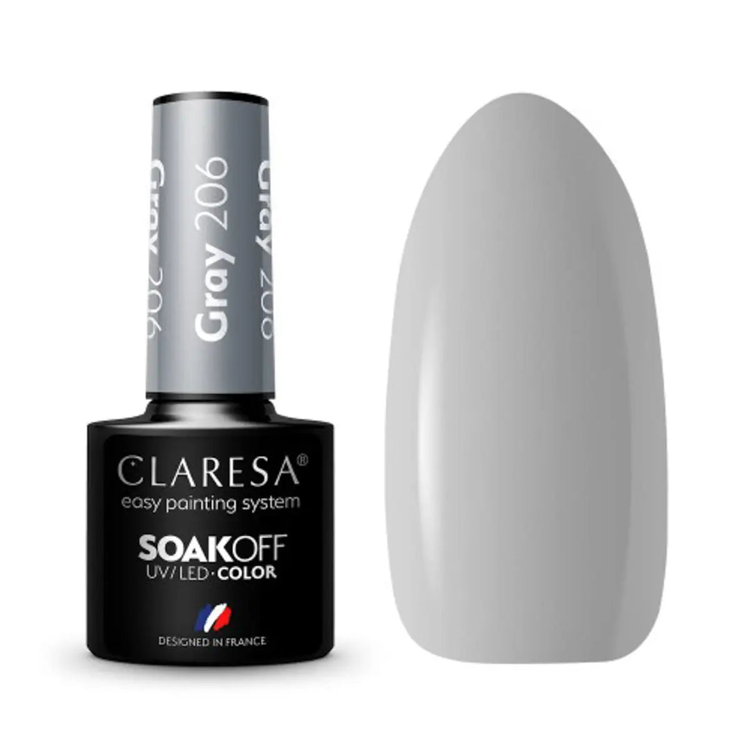 Claresa Gel Politur Grau 206 -5g - Nagellack