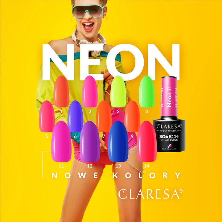 Claresa Gel Politur Neon 11 -5g - Nagellack