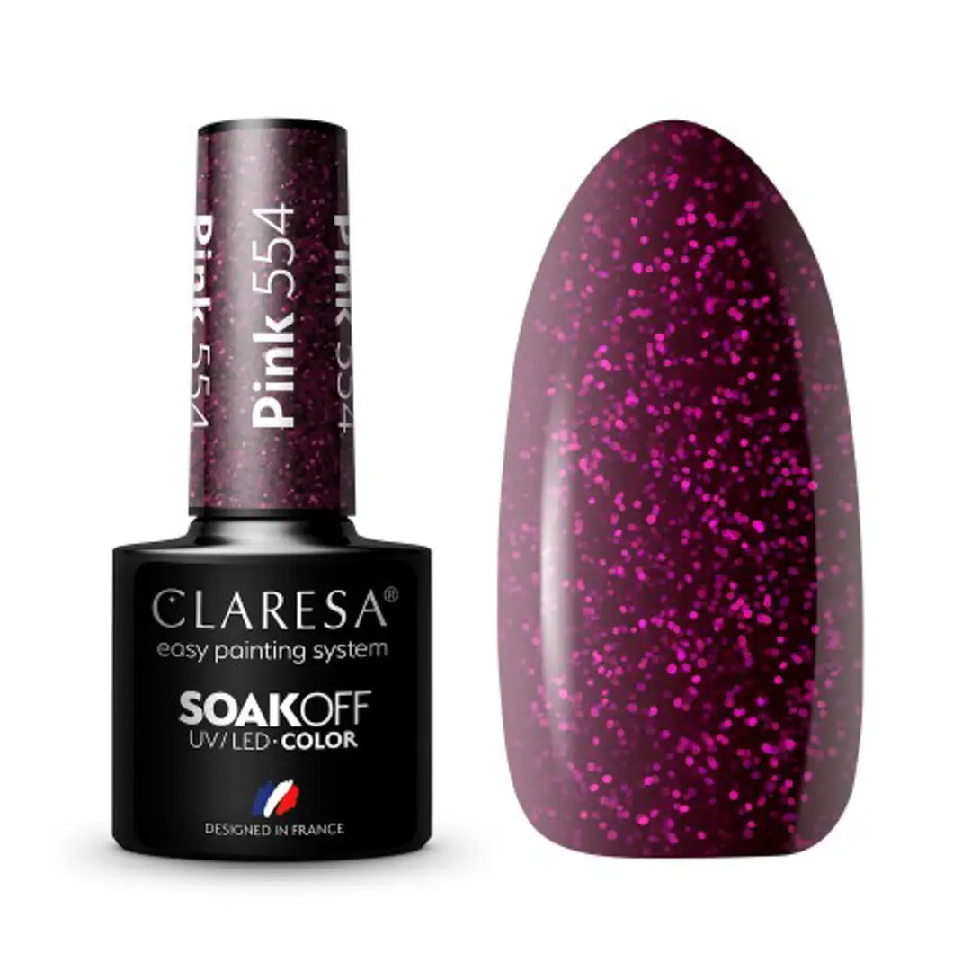 Claresa Gel Politur Pink 554 -5g - Nagellack