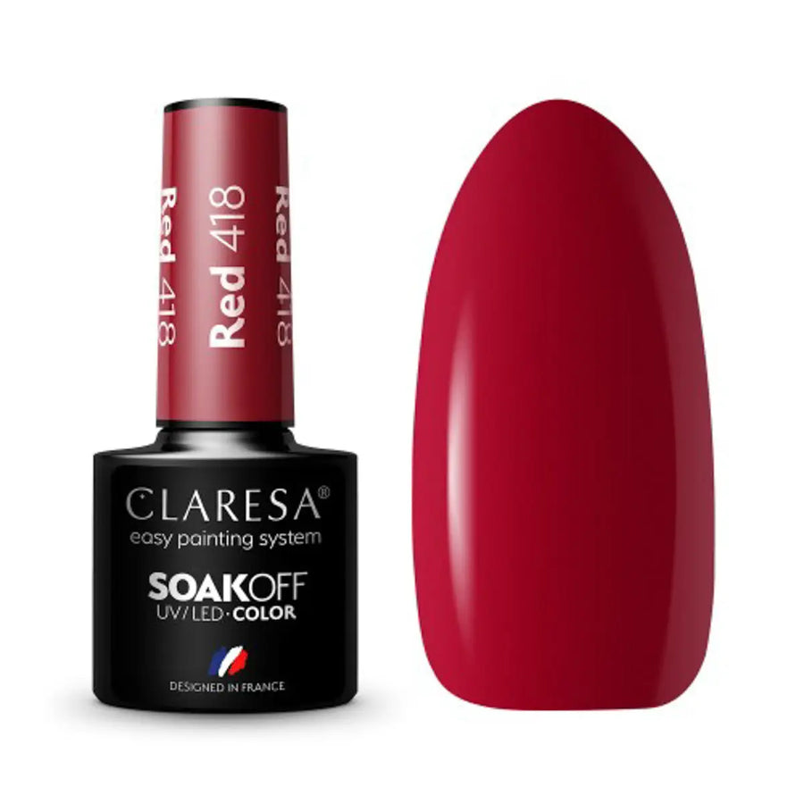 Claresa Gel Politur Rot 418 -5g - Nagellack