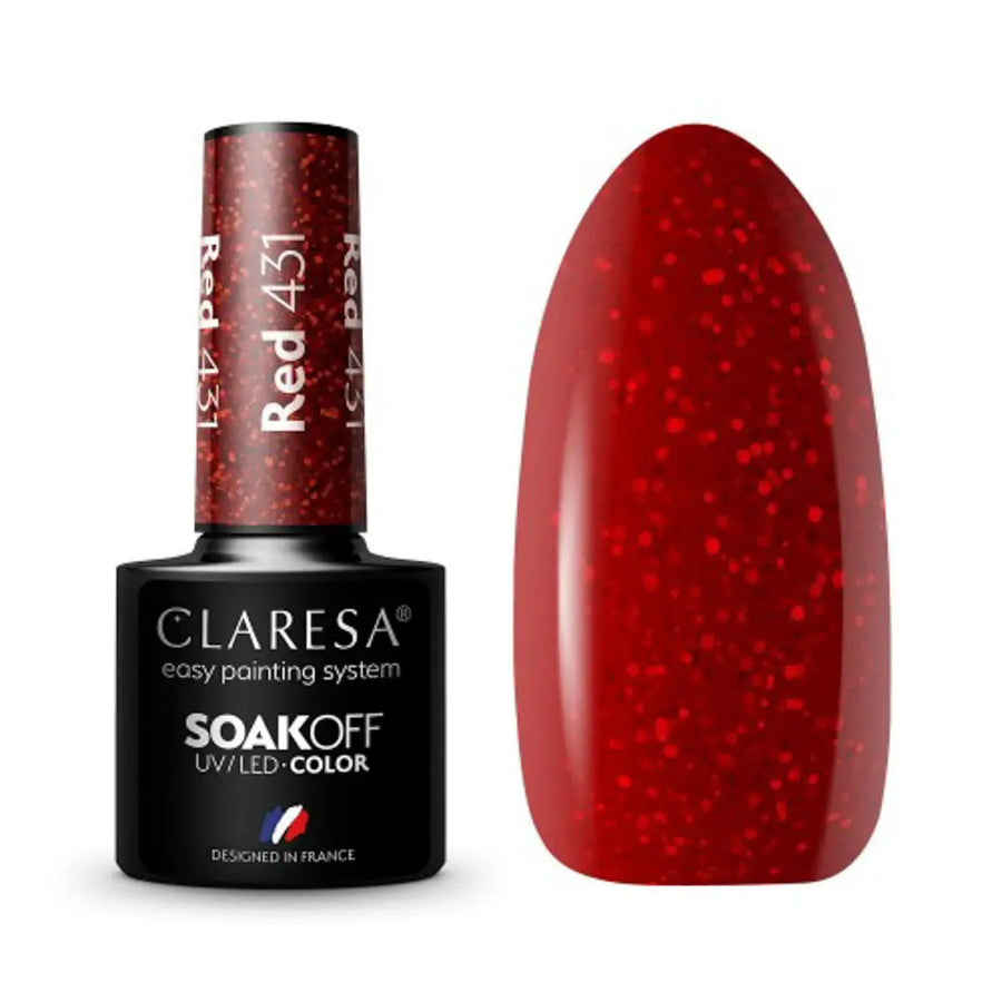 Claresa Gel Politur Rot 431 -5g - Nagellack