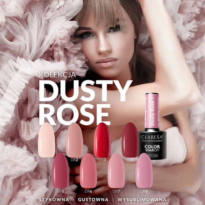 Claresa Gelpolitur Dusty Rose 3 -5g - Nagellack