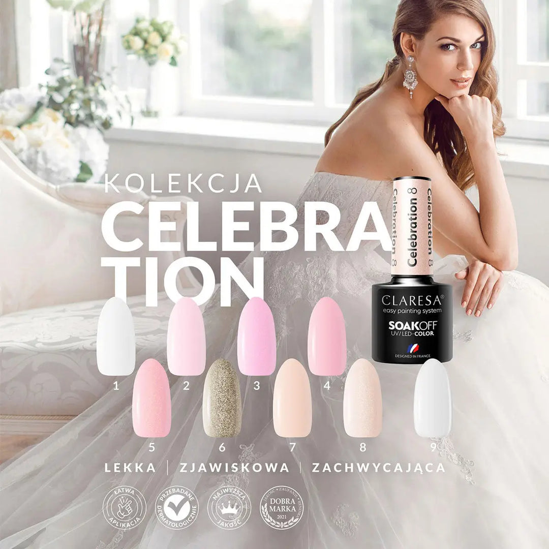 Claresa Hybrid Politur Celebration 4 -5g - Nagellack