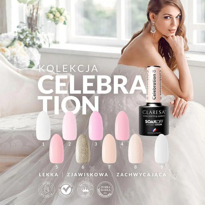 Claresa Hybrid Politur Celebration 7 -5g - Nagellack