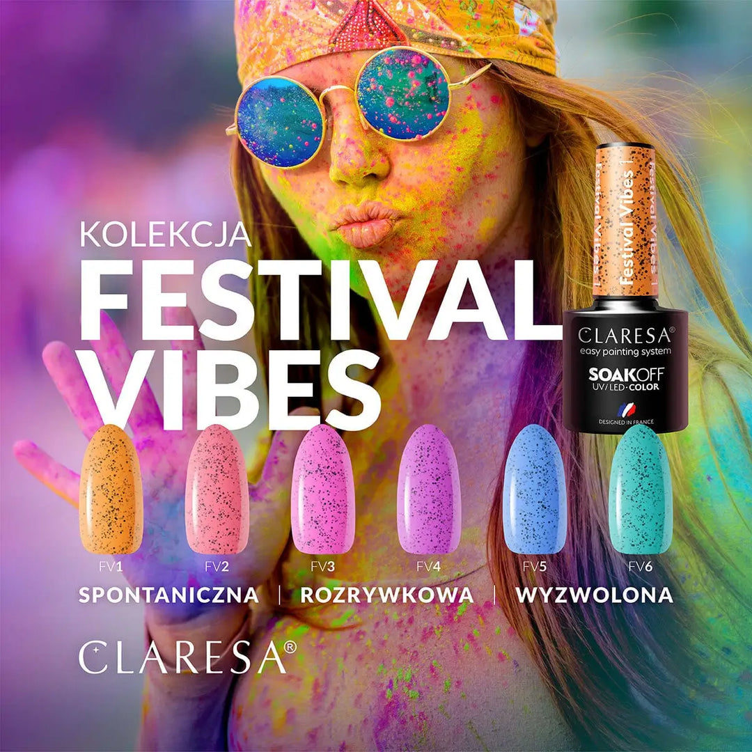 Claresa Hybrid Politur Festival Vibes 1 -5g - Nagellack