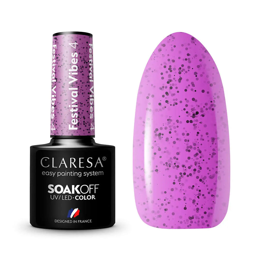 Claresa Hybrid Politur Festival Vibes 4 -5g - Nagellack