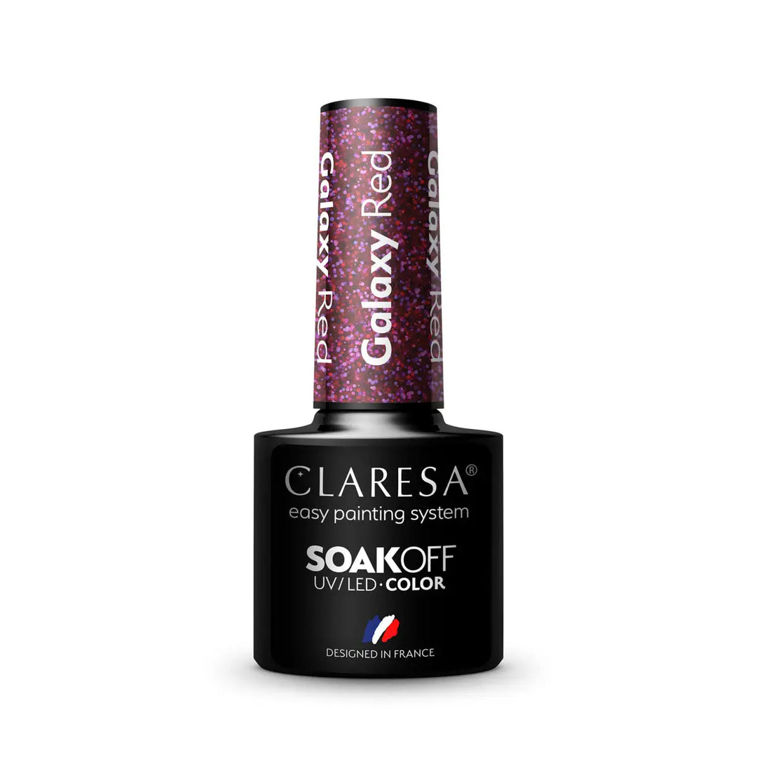 Claresa Hybrid Politur Galaxy Red 5g - Nagellack