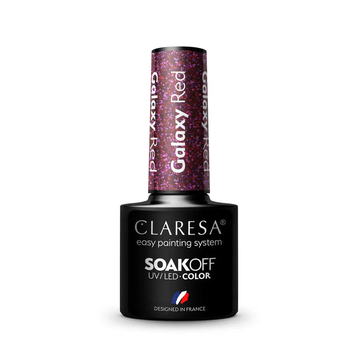 Claresa Hybrid Politur Galaxy Red 5g - Nagellack