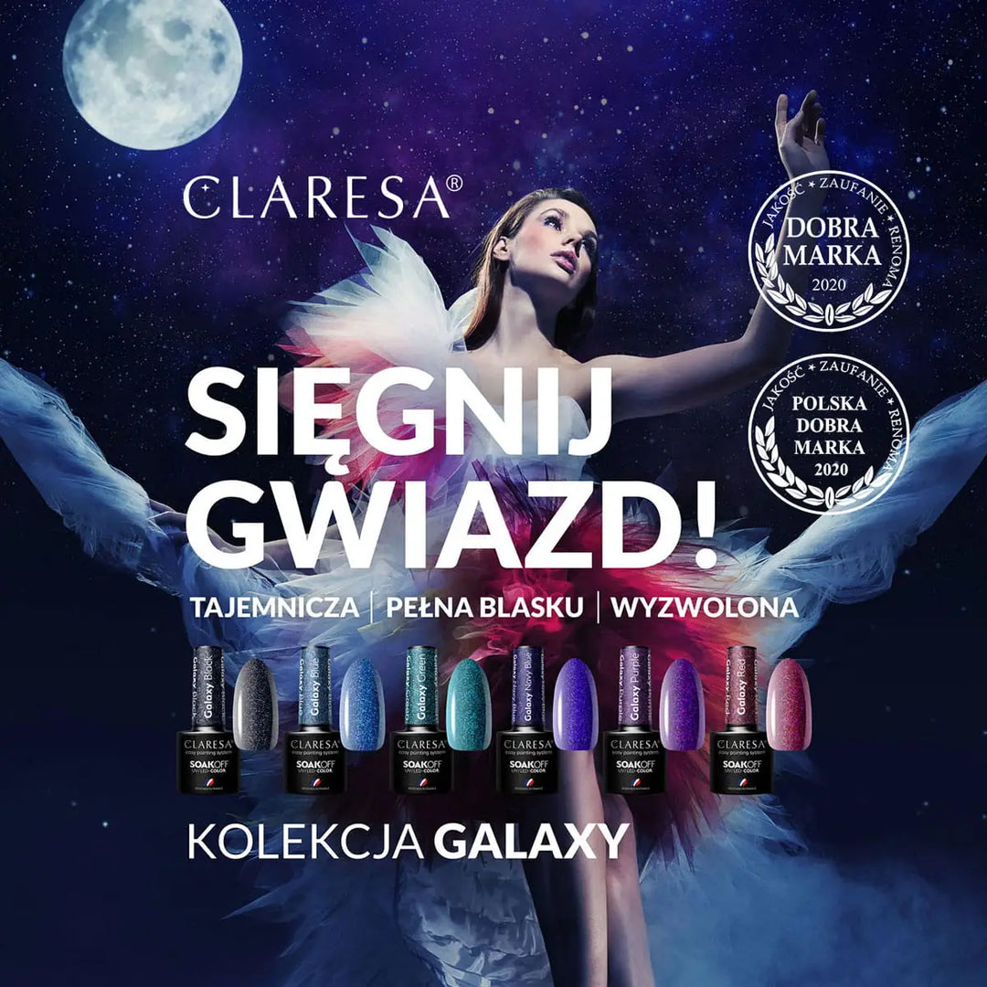Claresa Hybrid Politur Galaxy Red 5g - Nagellack