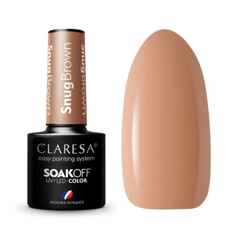 Claresa Hybrid Politur Snug Brown -5g - Nagellack