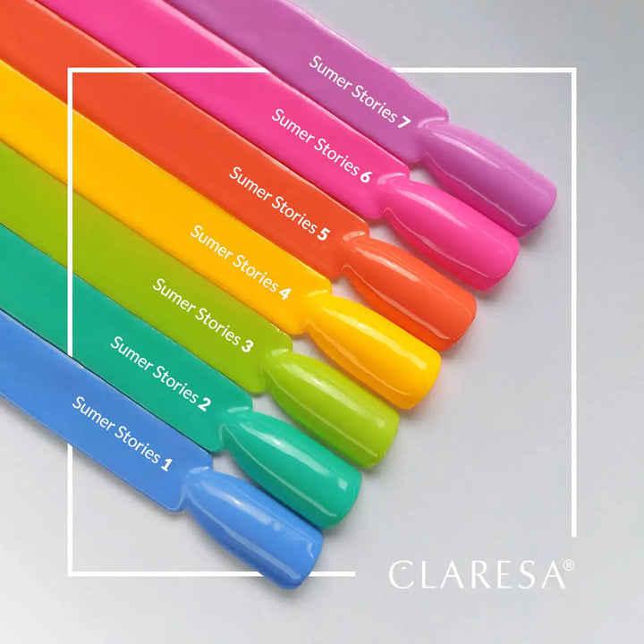 Claresa Hybrid Politur Sommergeschichten 7 -5g - Nagellack