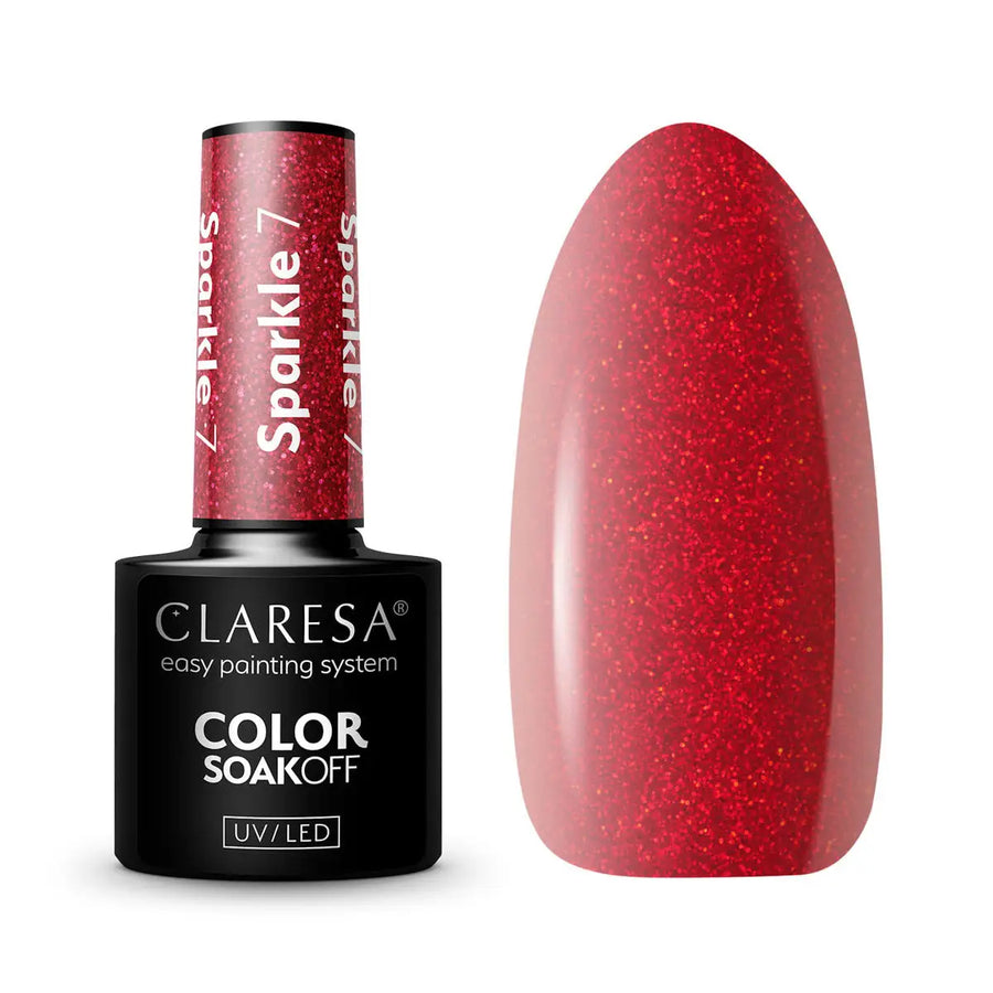 Claresa Hybrid Politur Sparkle 7 -5g - Nagellack