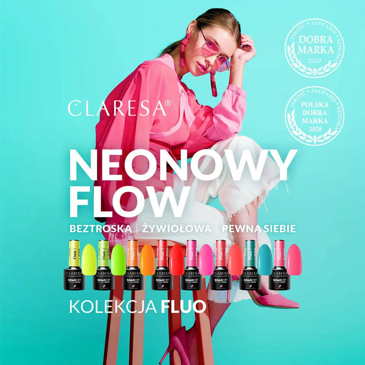 Claresa Hybridlack Fluo 8 -5g - Nagellack