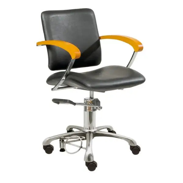 Comair Bedienungsstuhl London C Armlehne buche - Friseurstuhl