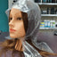 Mannequin Kopf mit Plastikhauben für Comair Einweg-Strähnen Hauben