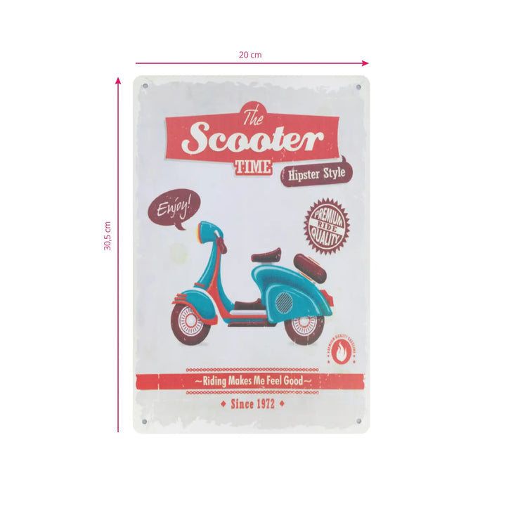 Dekorationstafel Vespa c006 - Dekoration