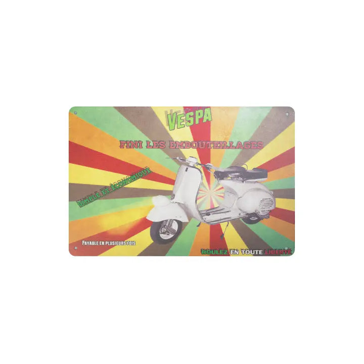 Dekorationstafel Vespa c018 - Dekoration