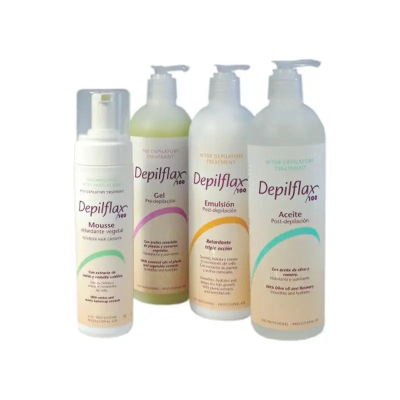 Depilflax Post-Epil Emulsion 500ml für Haarentfernung mit depilierenden Produkten