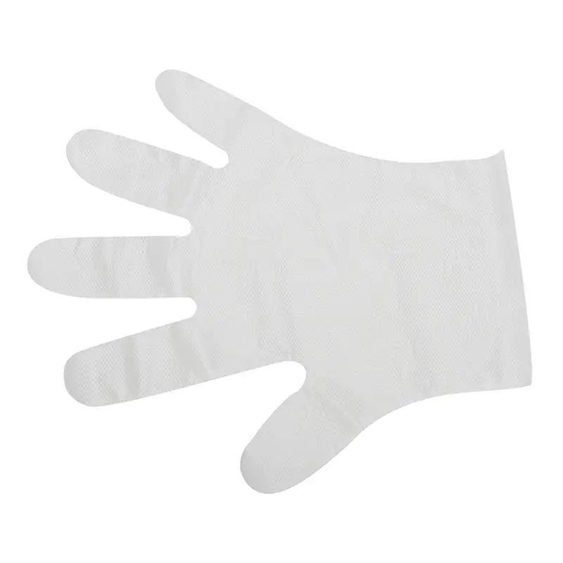 Weiße Einweg-PE-Handschuhe für Hygiene und Schutz