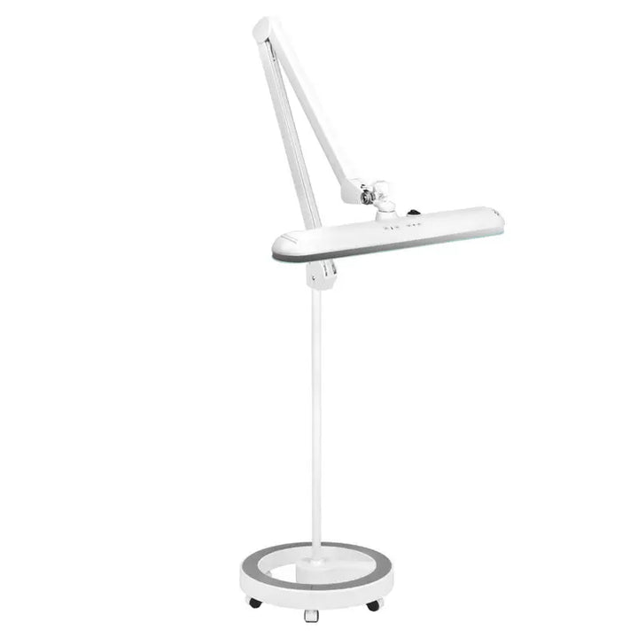 Verstellbare weiße Stehlampe für Elegante Lupenleuchte LED 801-tl mit Stativ