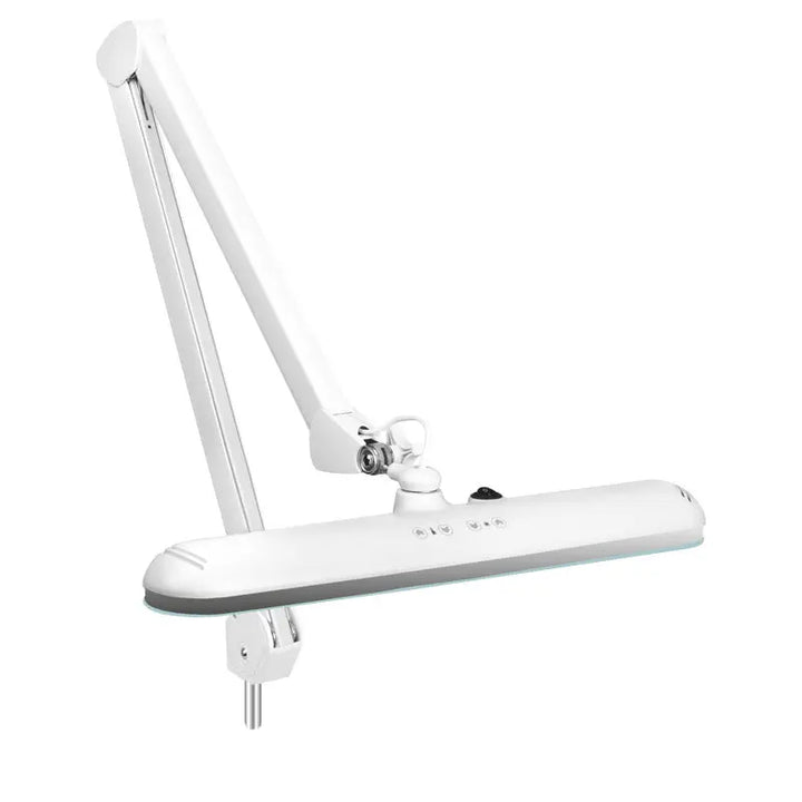 Verstellbare weiße LED Schreibtischlampe Elegante Lupenleuchte LED 801-tl mit Stativ