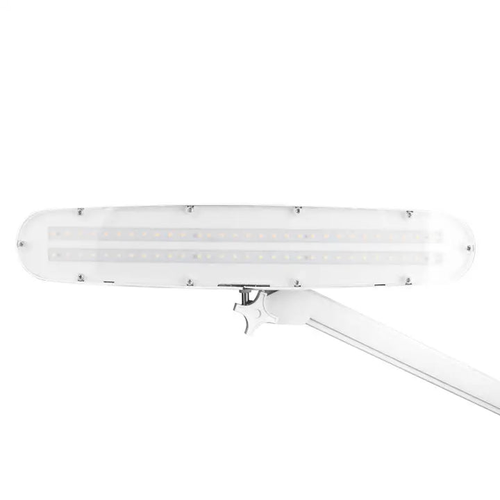 Weiße LED-Leuchtenarmatur mit Montagesystem für Elegante Lupenleuchte LED 801-tl