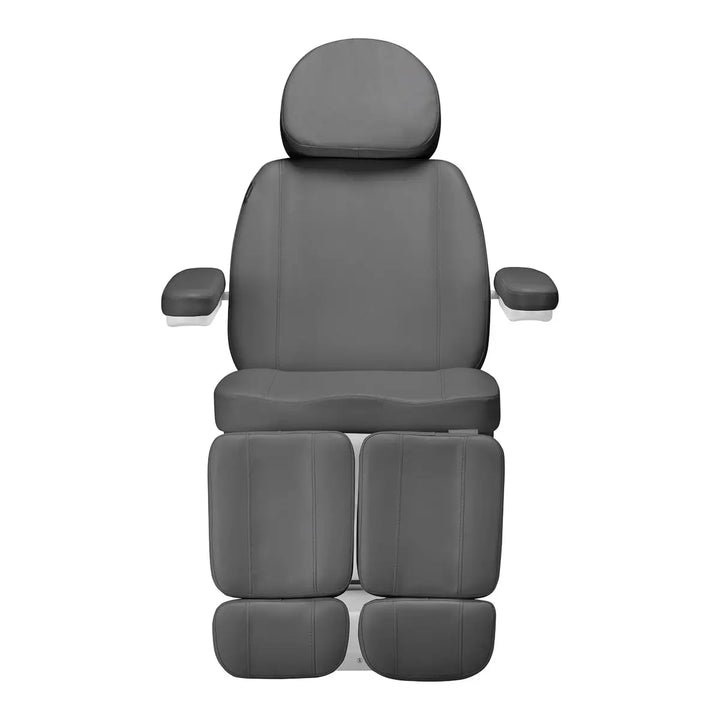 Elektrische Kosmetikliege SILLON CLASSIC 3 Motoren mit Pedi-Wiege grau