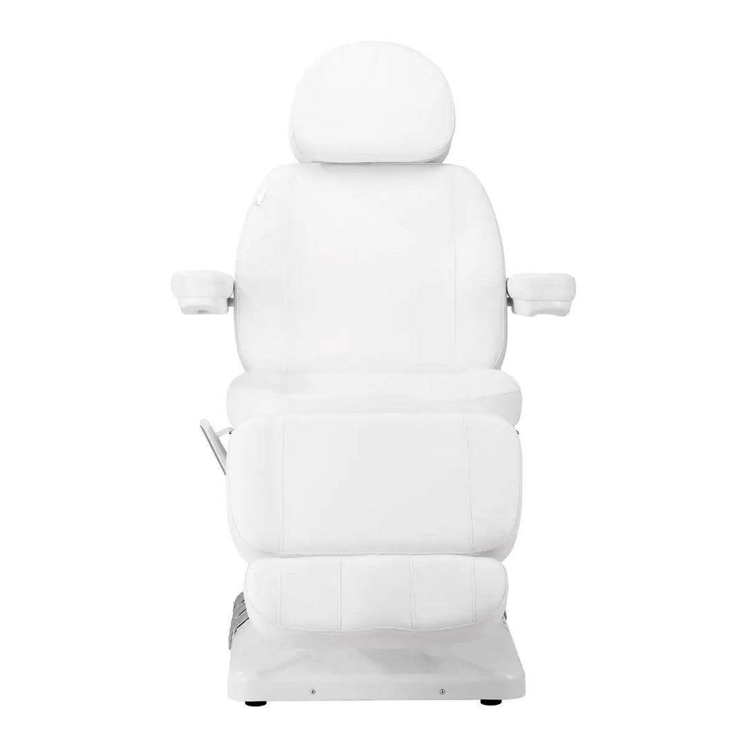 Elektrischer Kosmetiksessel SILLON Luxury 3 Motoren weiß Fußschalter