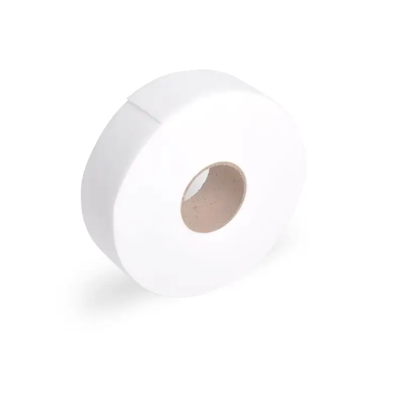 Weiße Jumbo-Toilettenpapierrolle Enthaarungsstreifen Rolle 100m ohne Reisslinie