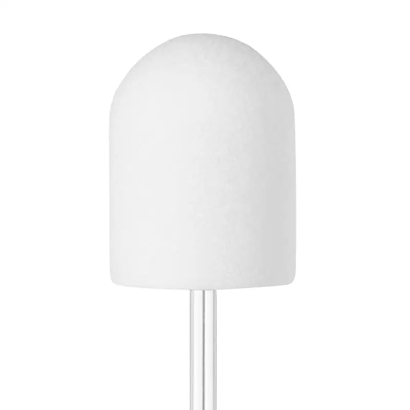 Weiße runde Nagelbohrerspitze für Exo Schleifhülse 13mm/220 500 St Hard Cap