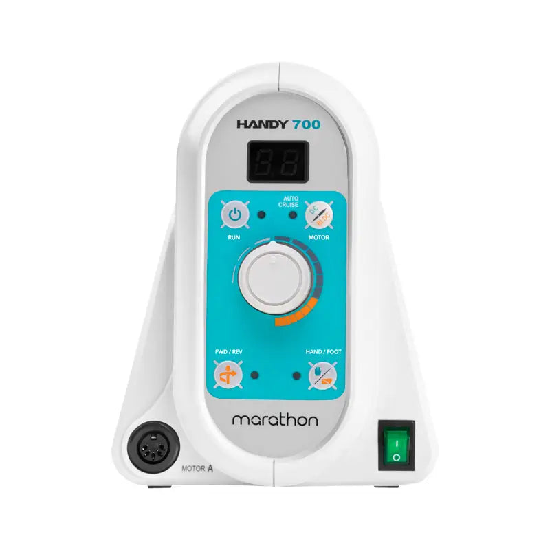 Weiße elektrische Nagelfeile Maschine Fräser Marathon Handy 700 2in1 Produkt