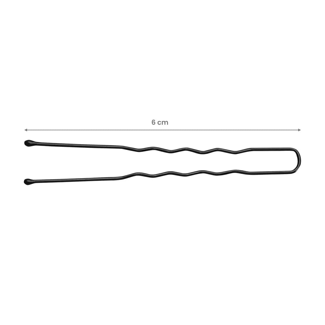 Friseur-Haarnadeln E-65 300 St. 6cm schwarz - Haarnadeln
