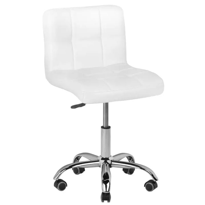 Weiße verstellbare Drehstuhl für Friseur und Kosmetik im Produkt Friseur- und Kosmetikhocker A-5299