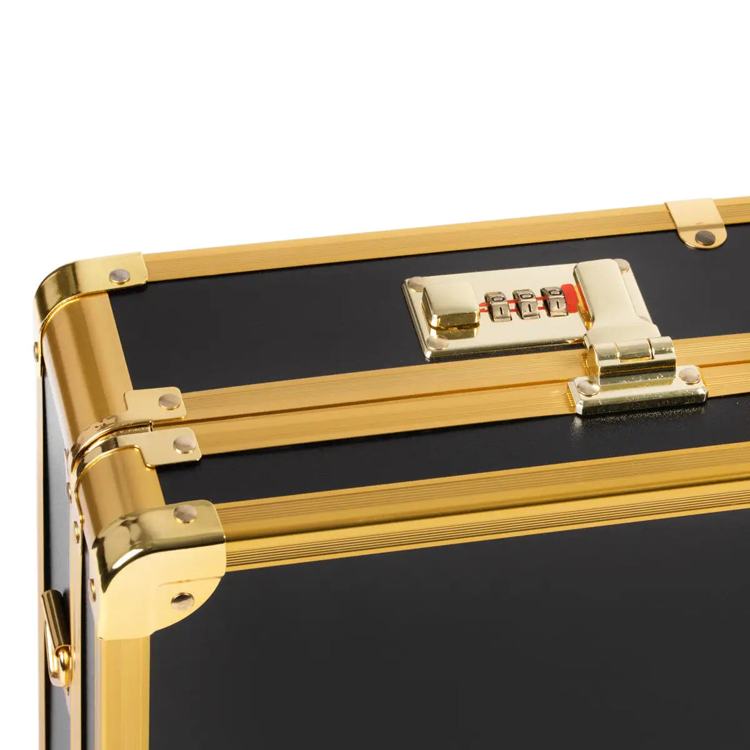 Friseurkoffer Schwarz Gold - Friseurkoffer