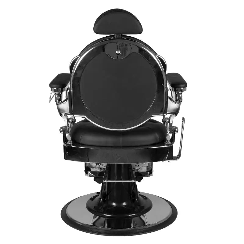 Gabbiano Barberstuhl Giulio Silver Schwarz - Barberstuhl