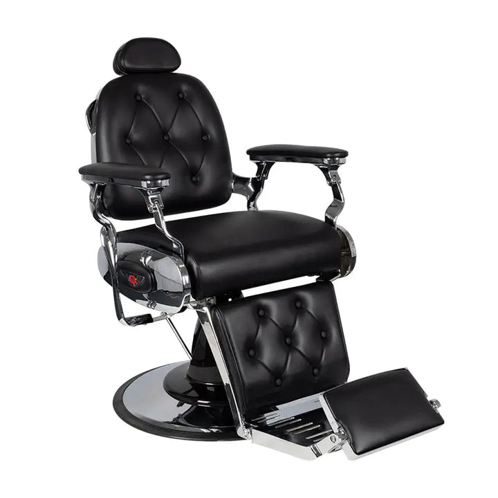 Gabbiano Barberstuhl Pietro schwarz - Barberstuhl
