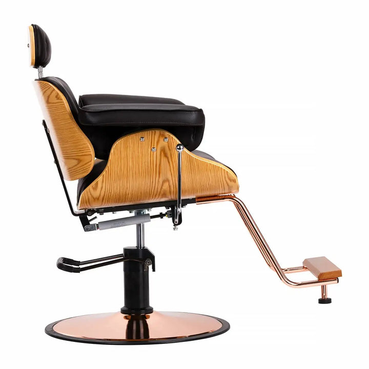 Gabbiano Friseurstuhl Florence Schwarz - Friseurstuhl