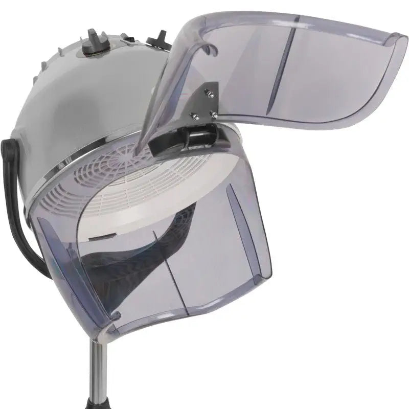 Salon Haartrockner Gabbiano Trockenhaube mit Stativ li-202s Silber Modell