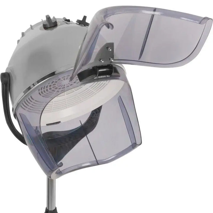 Salon Haartrockner Gabbiano Trockenhaube mit Stativ li-202s Silber Modell