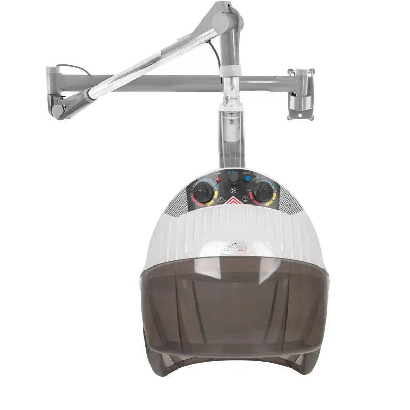 Wandmontierter Friseur-Haartrockner Gabbiano Trockenhaube mit Wandarm Centurion dvi-303w Weiss