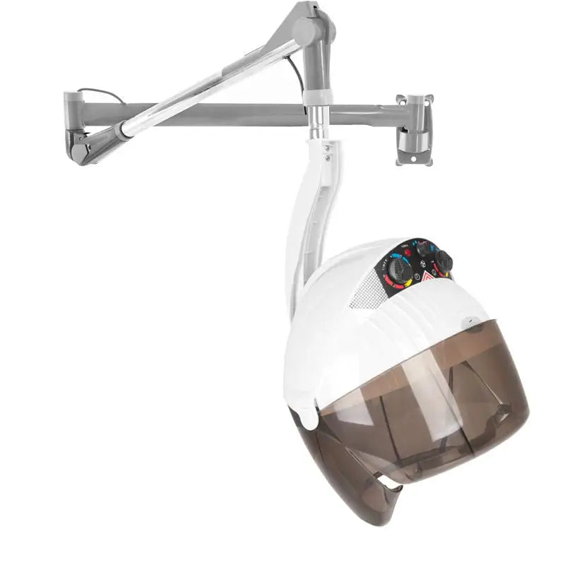 Wandmontierter Friseurstubborn mit Arm Gabbiano Trockenhaube Centurion dvi-303w Weiss