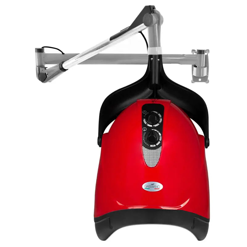 Roter Salon-Haartrockner mit Wandhalterung Gabbiano Trockenhaube dx-201w Rot