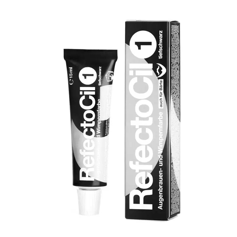 RefectoCil Gel Henna 1 Schwarz für Wimpern und Augenbrauenfarbe